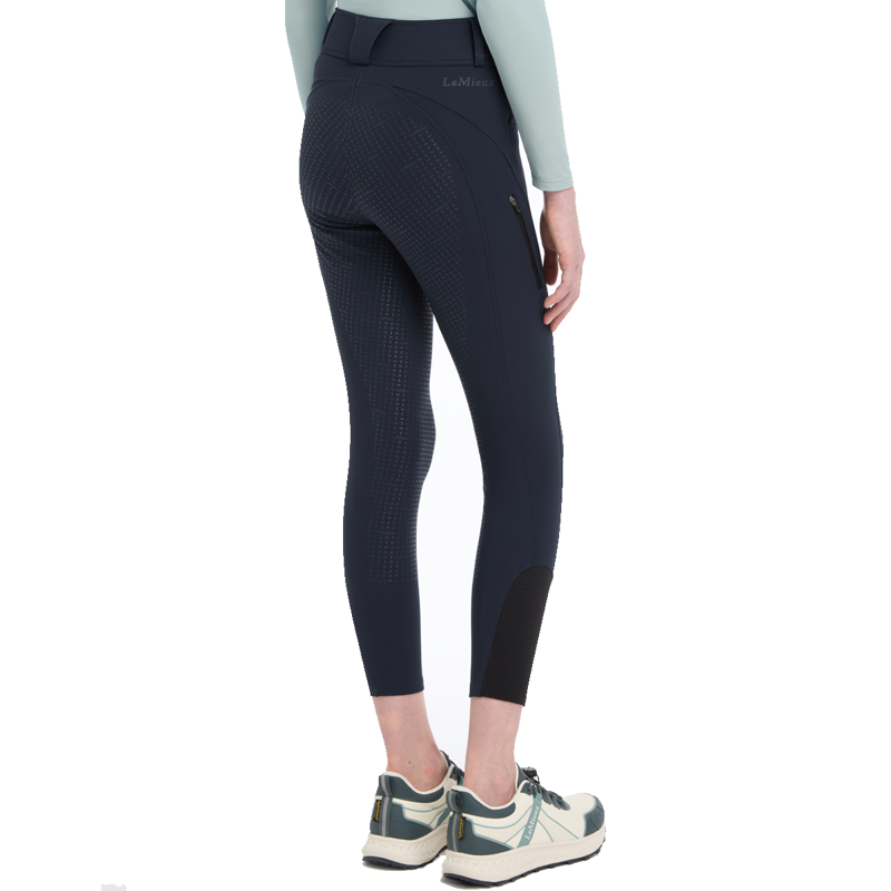 LeMieux Young Rider Ella Winter Breggings - Navy-3