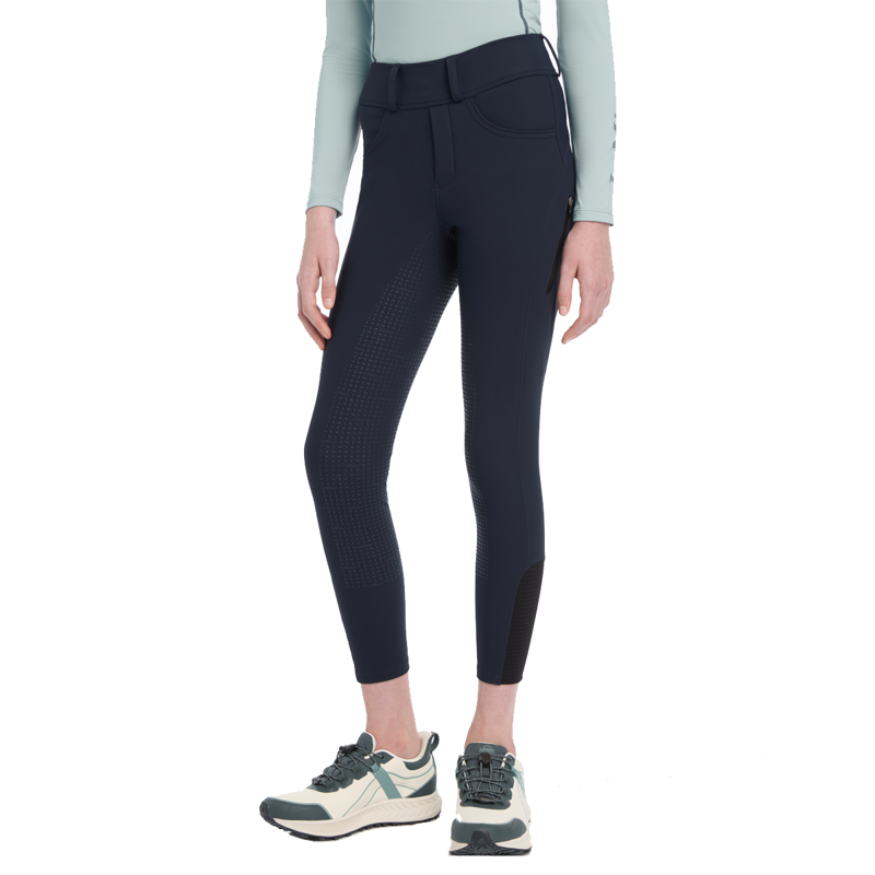LeMieux Young Rider Ella Winter Breggings - Navy-2