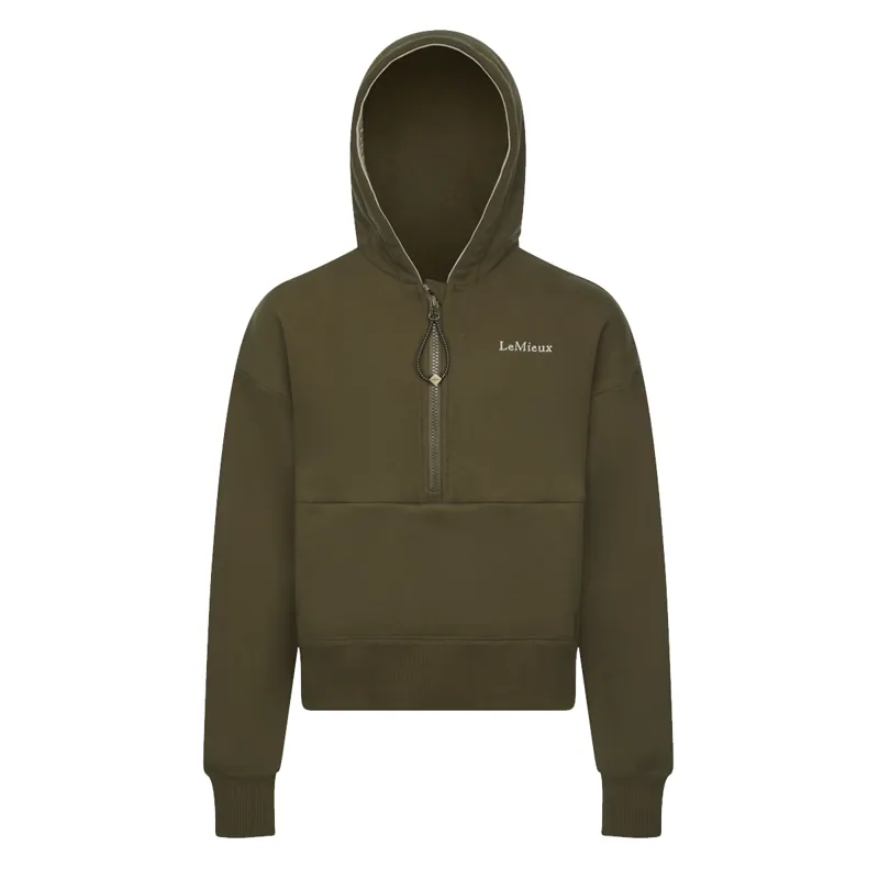 LeMieux Young Rider Hettie Half Zip Hoodie - Alpine