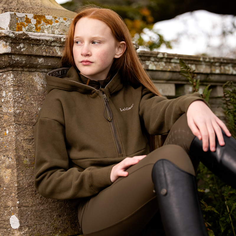 LeMieux Young Rider Hettie Half Zip Hoodie - Alpine-6