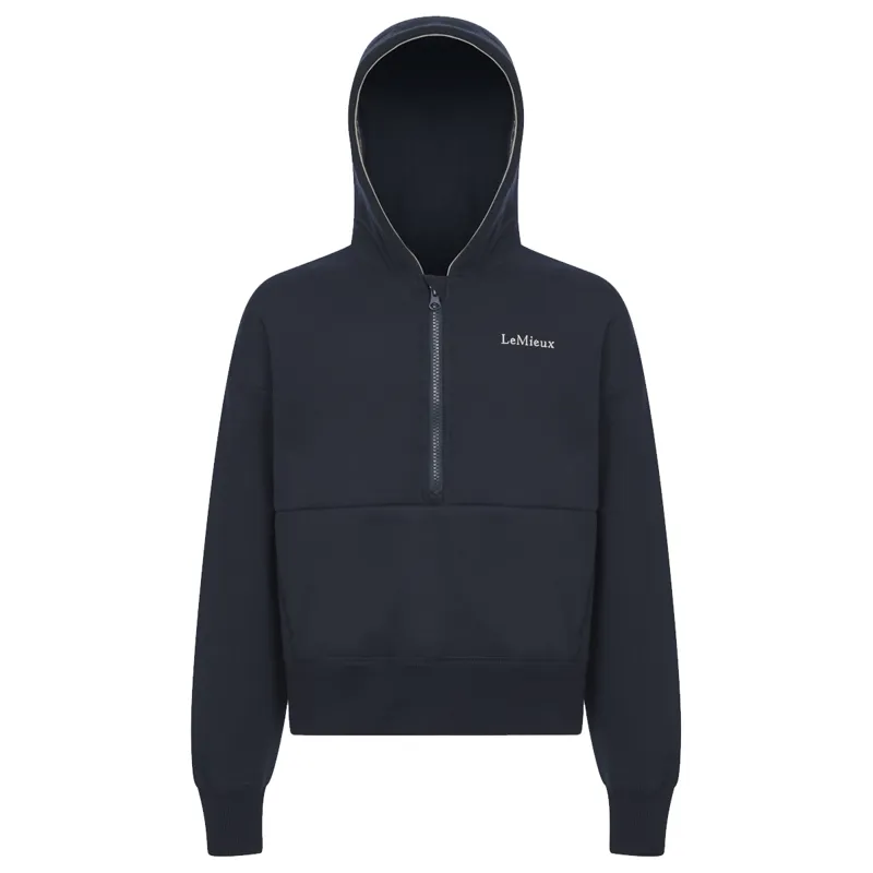 LeMieux Young Rider Hettie Half Zip Hoodie - Navy