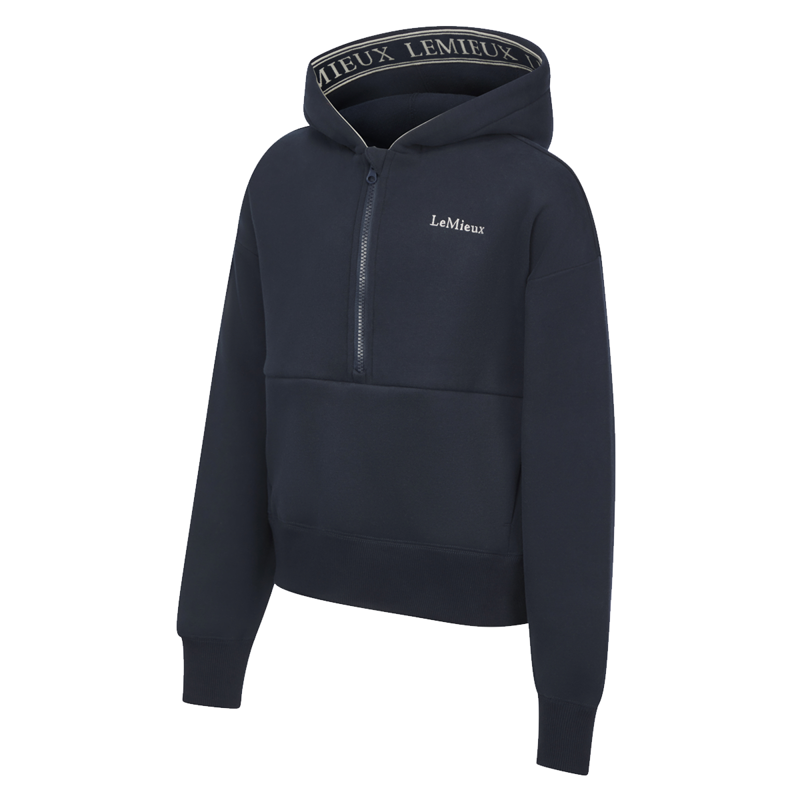 LeMieux Young Rider Hettie Half Zip Hoodie - Navy-1