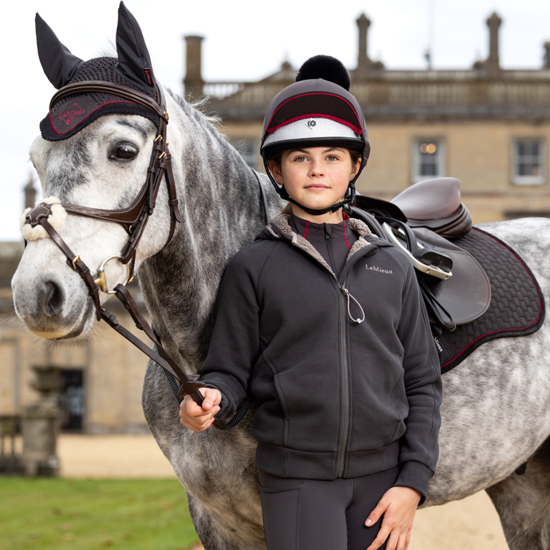 LeMieux Young Rider Hollie Lined Hoodie - Cinder-6