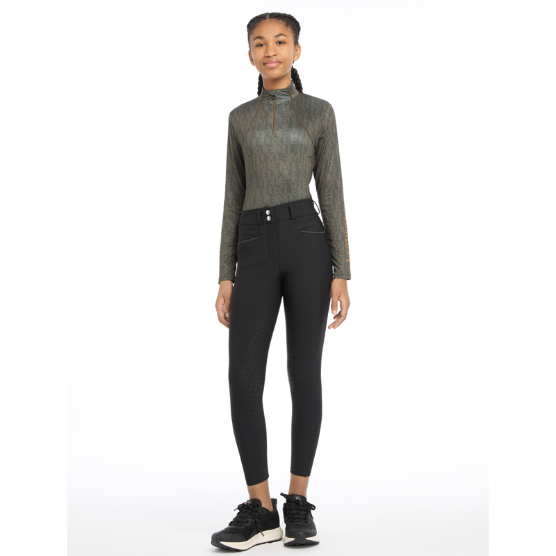 LeMieux Young Rider Izzy Full Seat Breeches - Black-2