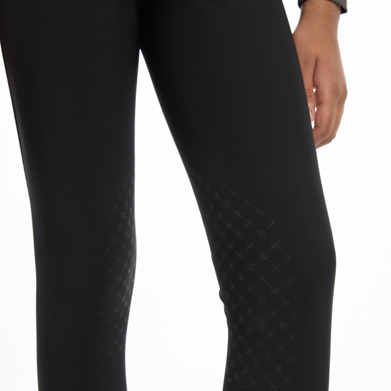 LeMieux Young Rider Izzy Knee Grip Breeches - Black-3