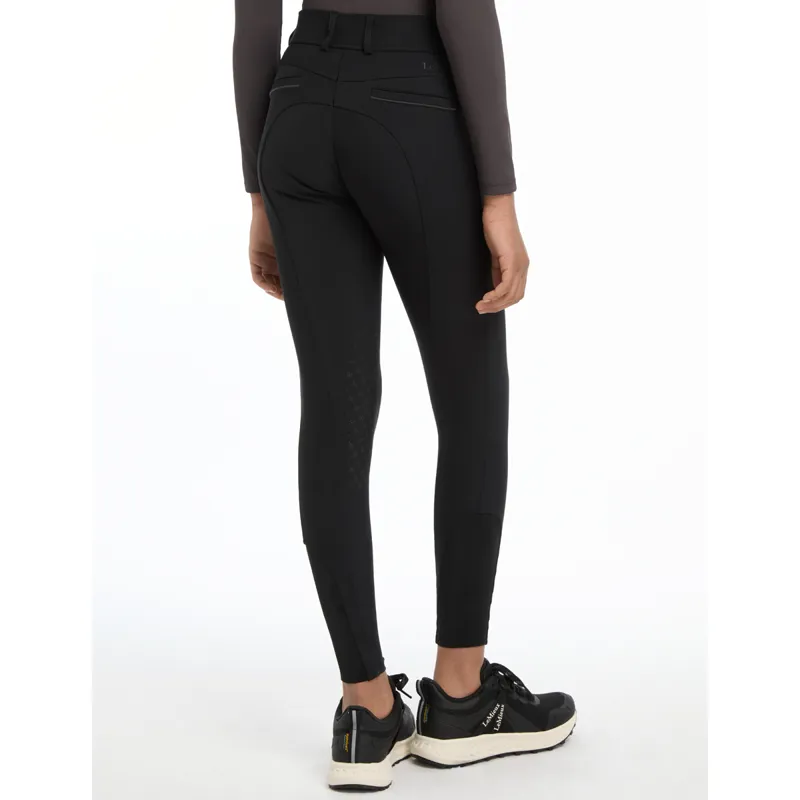LeMieux Young Rider Izzy Knee Grip Breeches - Black-1