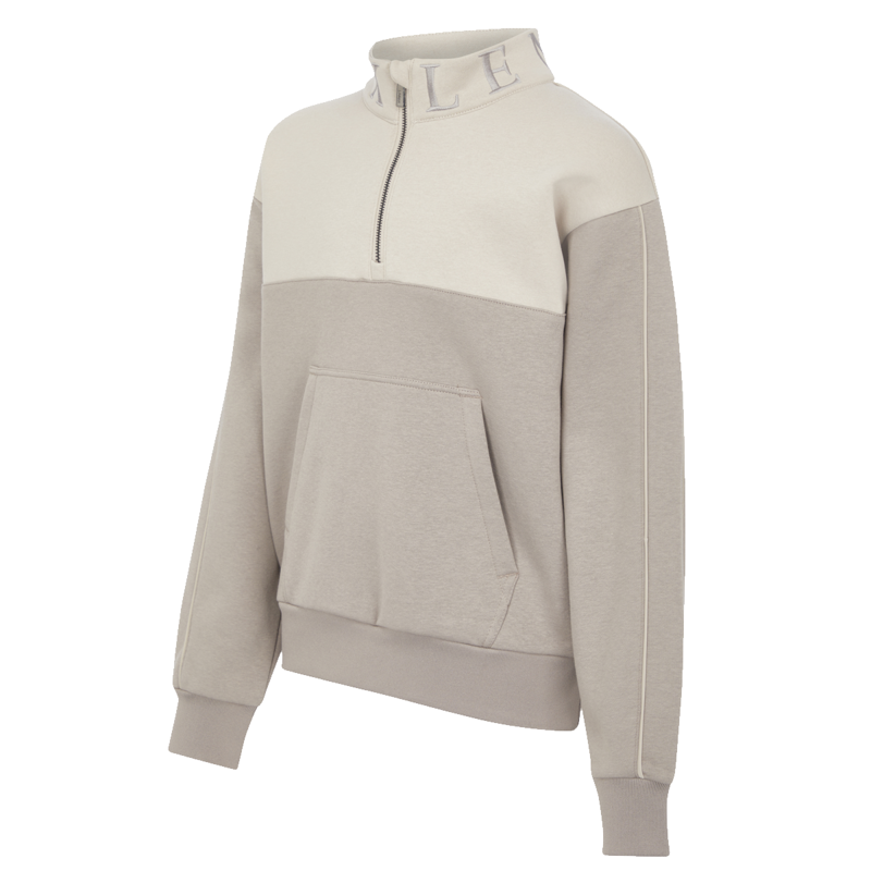 LeMieux Young Rider Kate Quarter Zip Sweat - Ash/Stone-1
