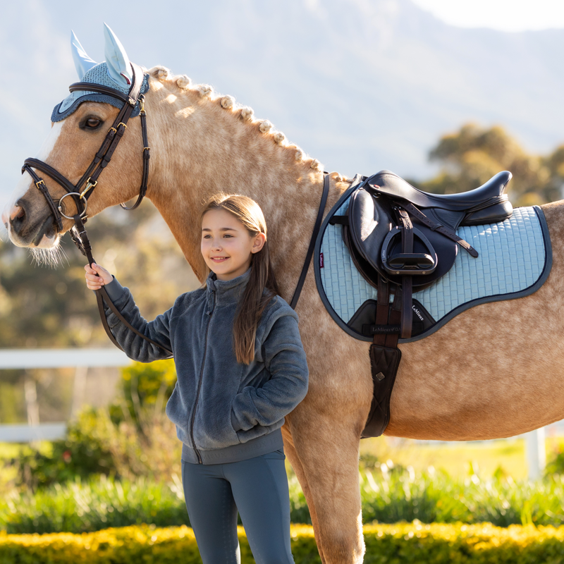 LeMieux Young Rider Libby Fleece - Petrol-6