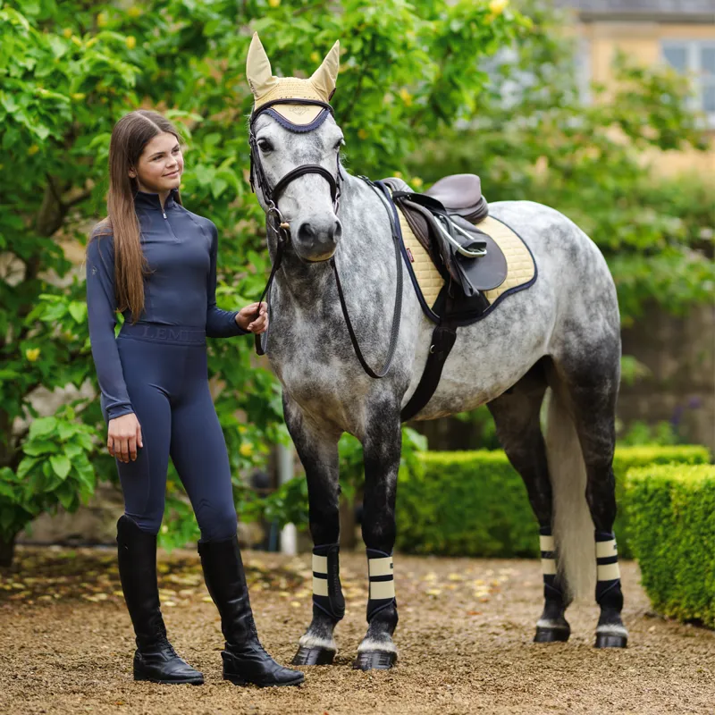 LeMieux Young Rider Orla Pull Ons - Dusk Blue-4