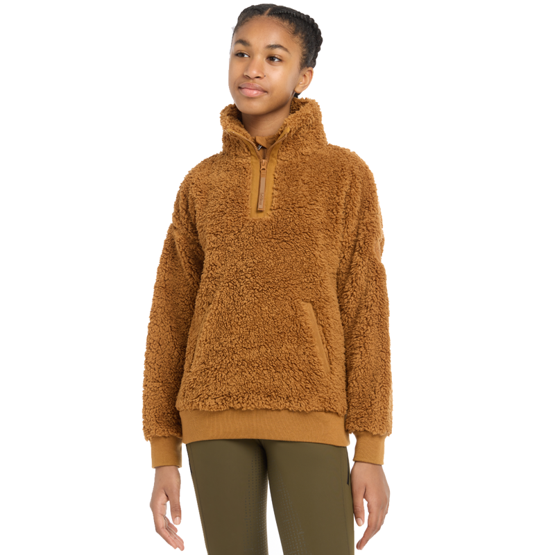 LeMieux Young Rider Tia Teddy Fleece - Ginger-3