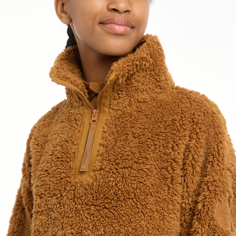 LeMieux Young Rider Tia Teddy Fleece - Ginger-5