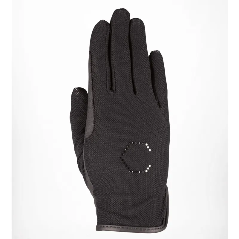 Coldstream Lintlaw CoolMesh Summer Riding Gloves - Black