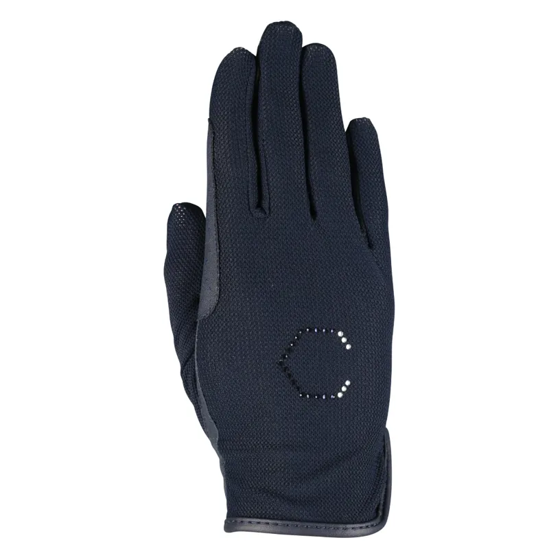 Coldstream Lintlaw CoolMesh Summer Riding Gloves - Navy