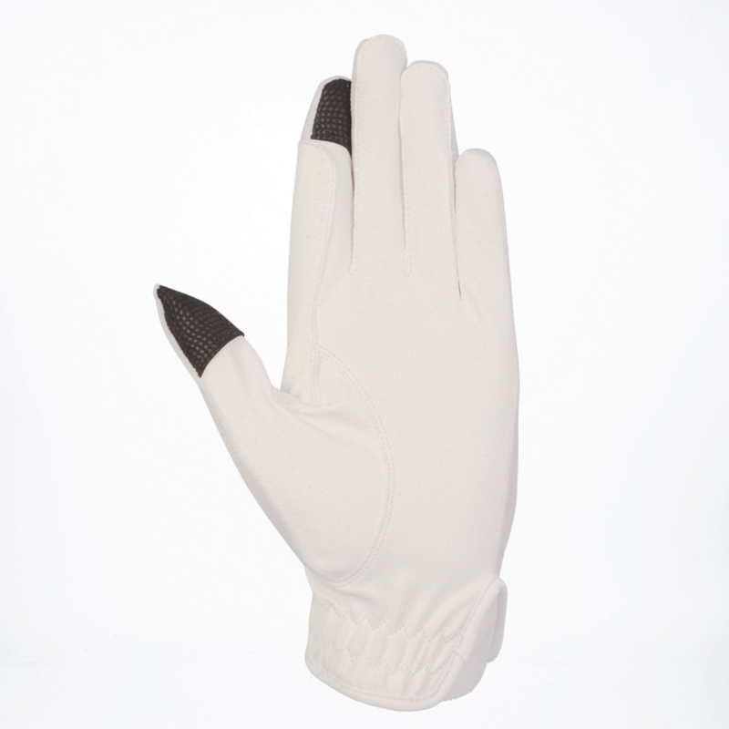 Coldstream Lintlaw CoolMesh Summer Riding Gloves - White-1