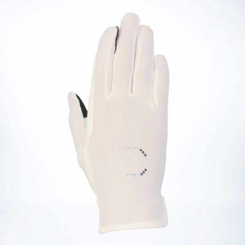 Coldstream Lintlaw CoolMesh Summer Riding Gloves - White