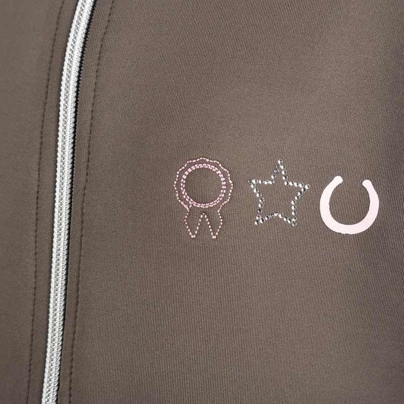 Little Rider Lucky Pony Zip Jacket - Grey/Pink-5