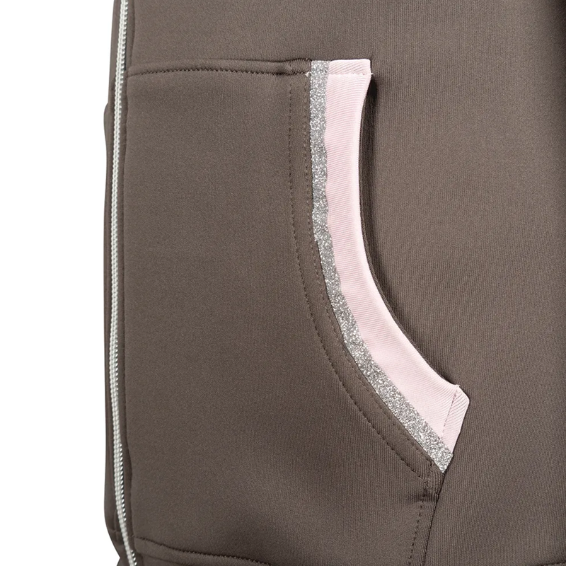 Little Rider Lucky Pony Zip Jacket - Grey/Pink-4