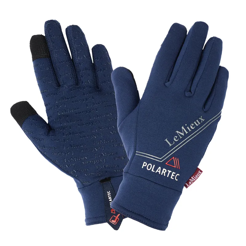 LeMieux Polartec Gloves - Navy