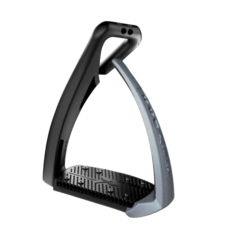 Freejump Soft Up Pro Premium Stirrups - Black/Silver