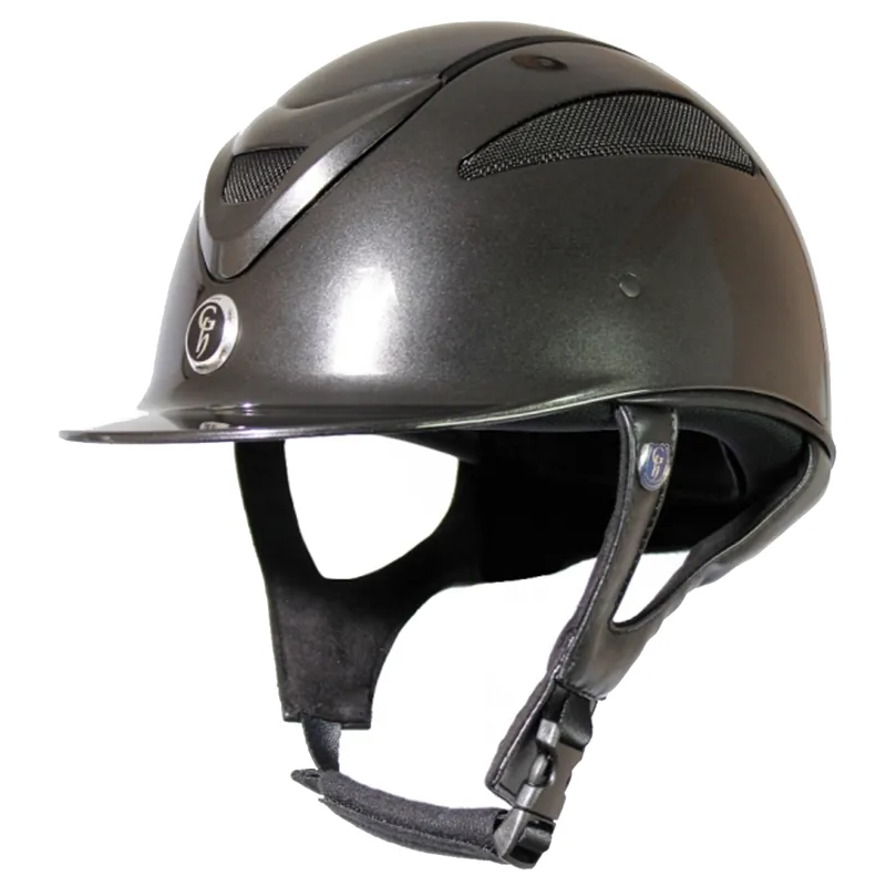 Gatehouse Conquest MKII Riding Hat - Metallic Black