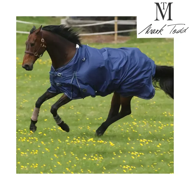 Mark Todd Lightweight Turnout - Navy/Beige