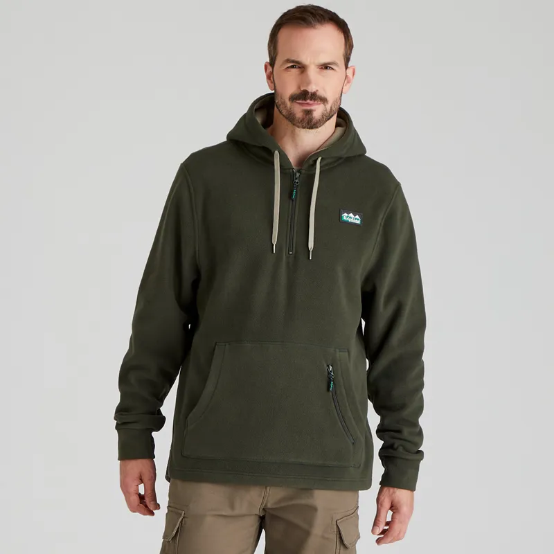 Ridgeline Men's Ballistic Fleece Hoodie - Deep Forest