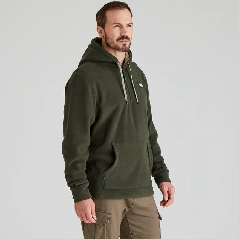 Ridgeline Men's Ballistic Fleece Hoodie - Deep Forest-1