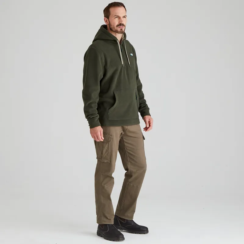 Ridgeline Men's Ballistic Fleece Hoodie - Deep Forest-4