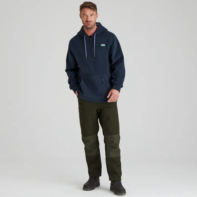Ridgeline Men's Ballistic Fleece Hoodie - Navy-5