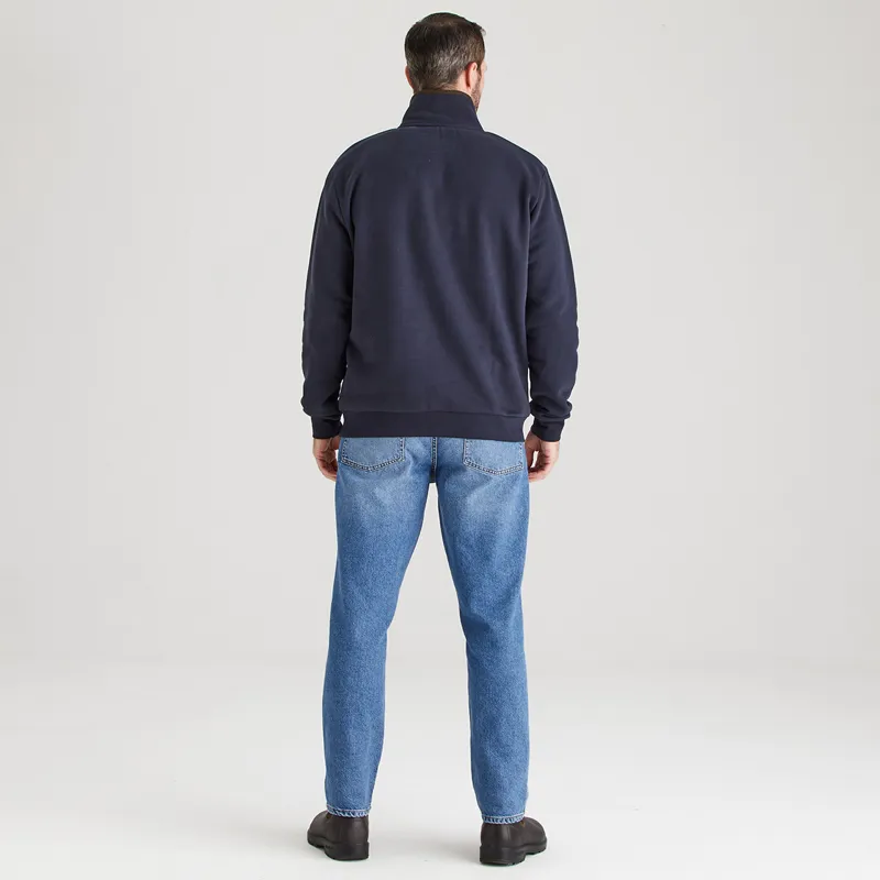 Ridgeline Men's Brancaster 1/4 Zip Top - Navy-3