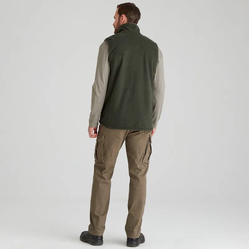 Ridgeline Men's Kodiak Fleece Gilet - Deep Forest-4