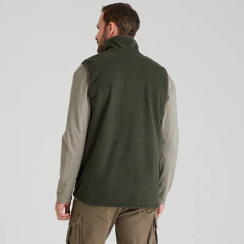 Ridgeline Men's Kodiak Fleece Gilet - Deep Forest-2