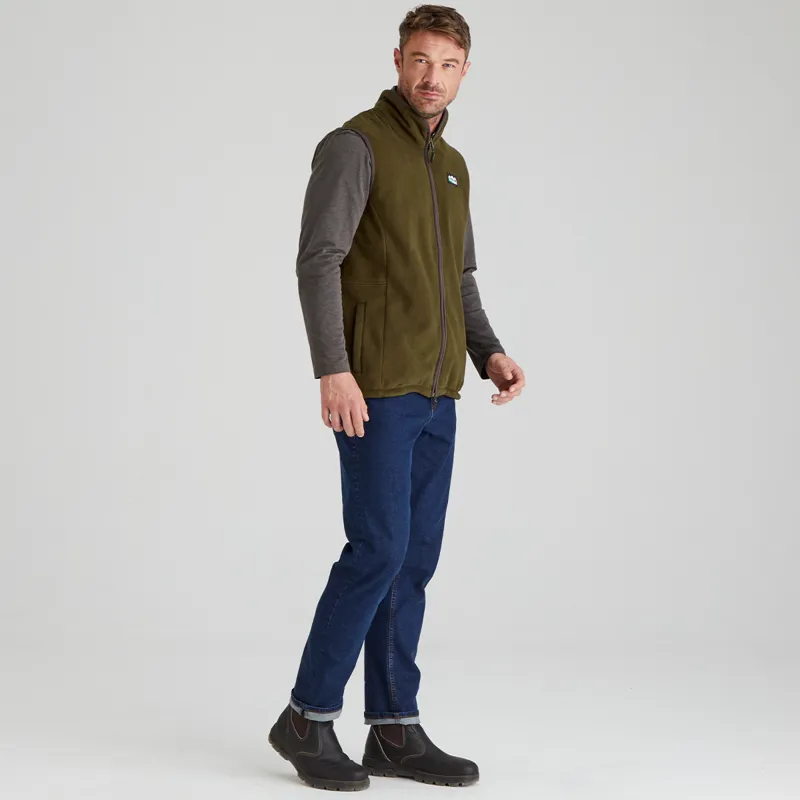 Ridgeline Men's Kodiak Fleece Gilet - Moody Teak-5