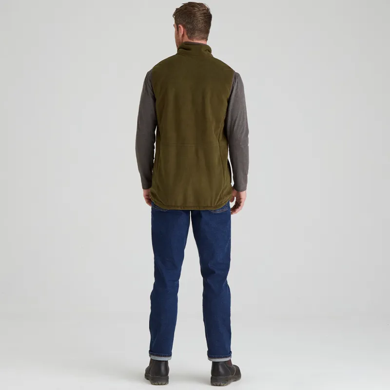 Ridgeline Men's Kodiak Fleece Gilet - Moody Teak-4