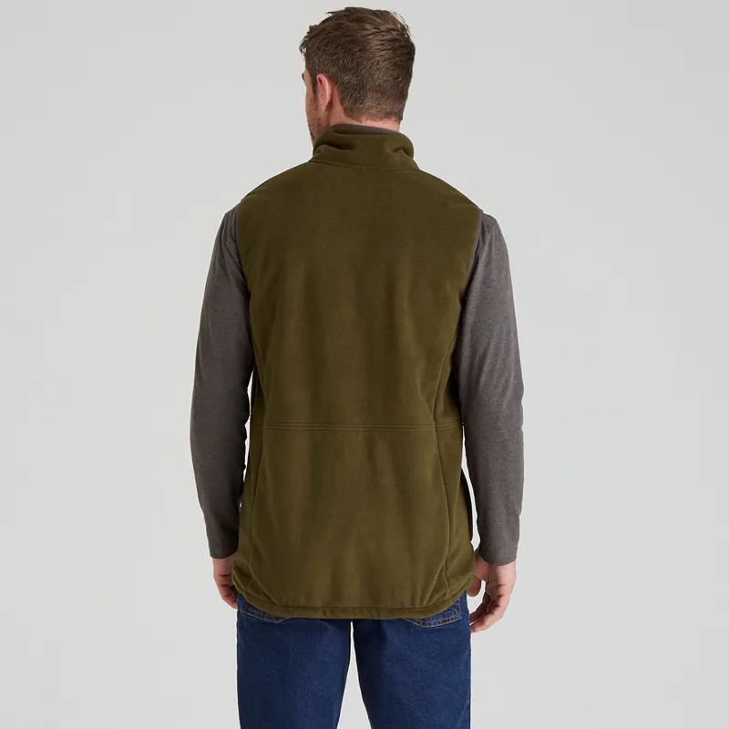 Ridgeline Men's Kodiak Fleece Gilet - Moody Teak-2