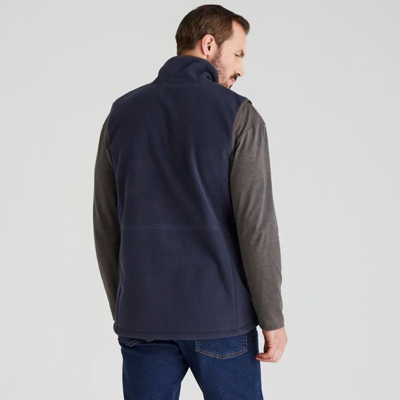 Ridgeline Men's Kodiak Fleece Gilet - Navy-2