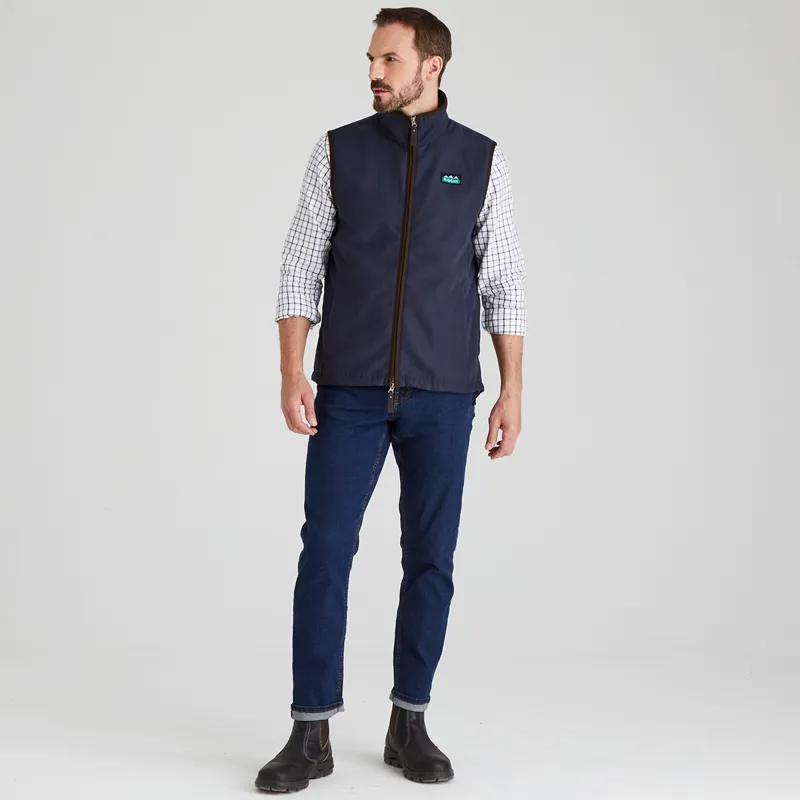 Ridgeline Men's Monarch Gilet - Navy-4