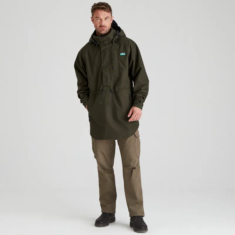 Ridgeline Men's Monsoon Classic Smock - Deep Forest-3