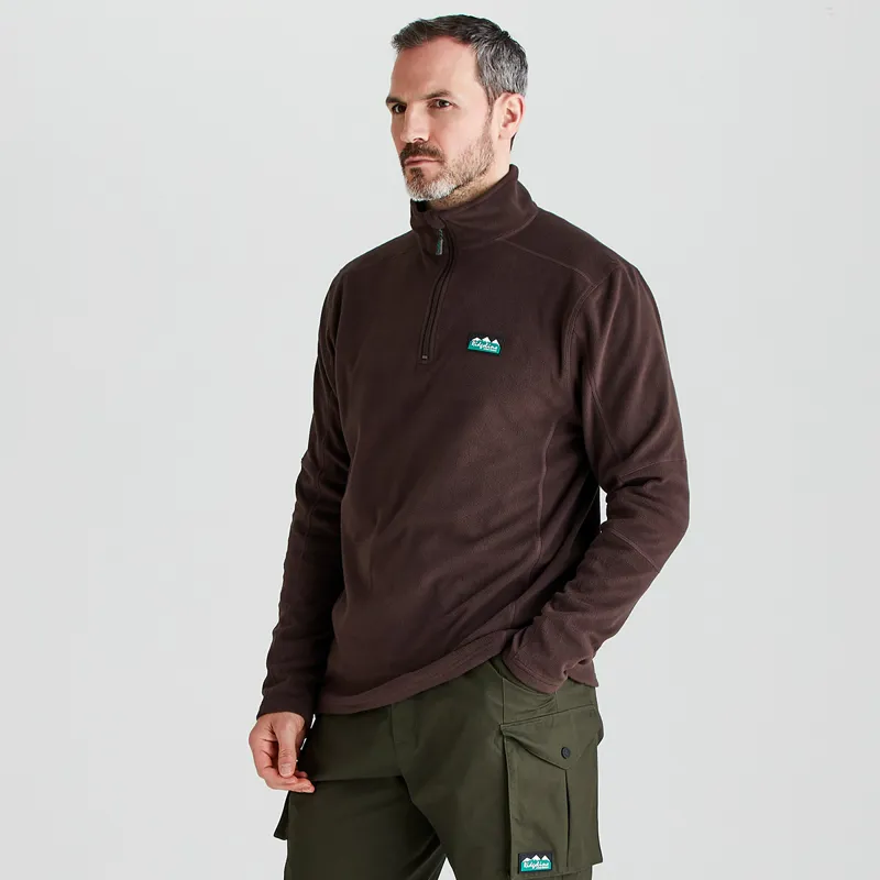 Ridgeline Men's Narvik Fleece - Deep Bark-2