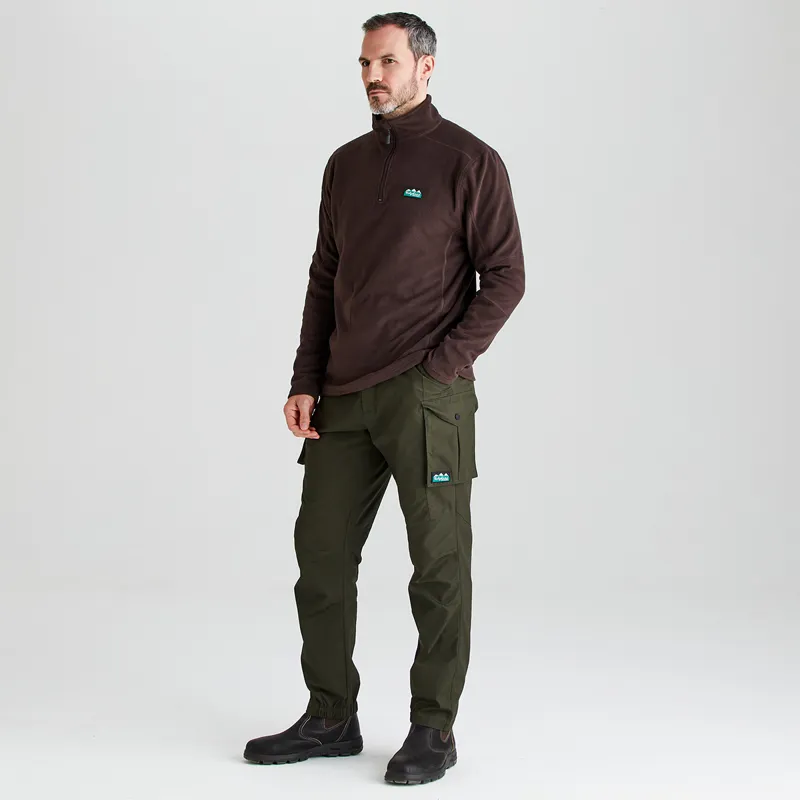 Ridgeline Men's Narvik Fleece - Deep Bark-5