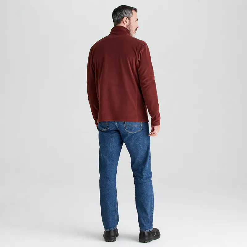 Ridgeline Men's Narvik Fleece - Oxblood-5