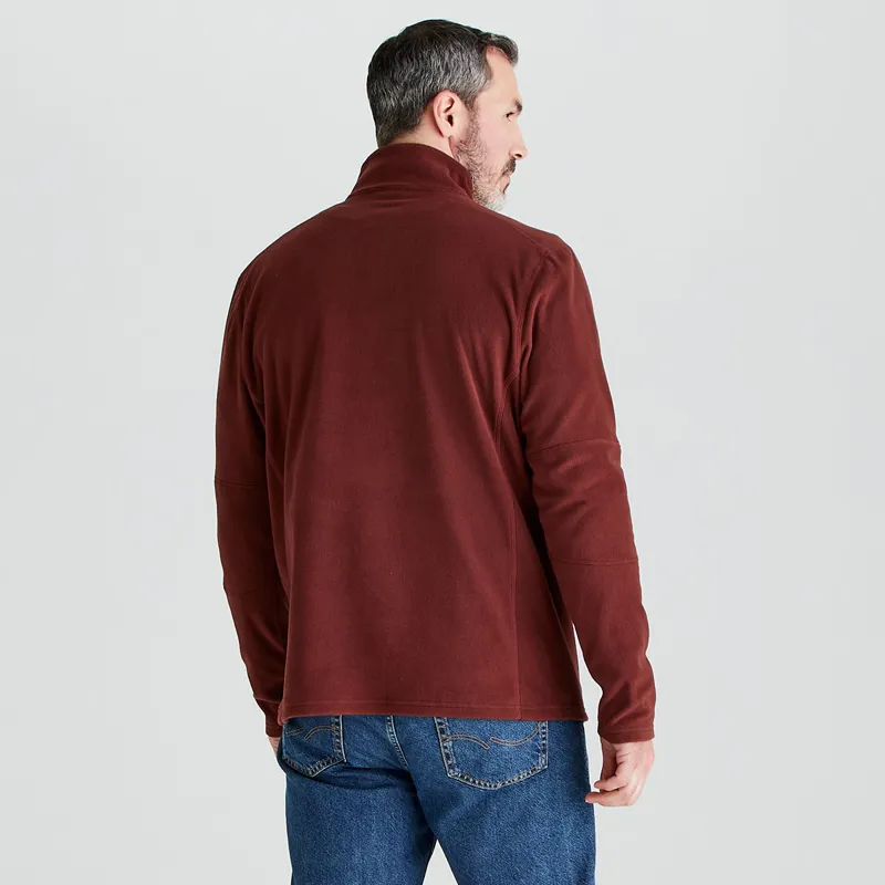 Ridgeline Men's Narvik Fleece - Oxblood-2