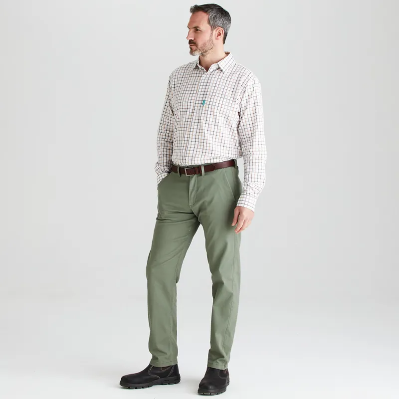 Ridgeline Men's Sedgebrook Shirt - Sienna/Nutmeg/Moss-4