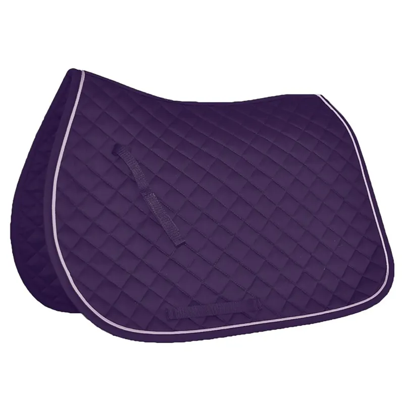 Mark Todd Piped Saddlepad - Purple/Lilac - Pony
