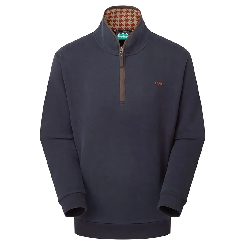 Ridgeline Men's Brancaster 1/4 Zip Top - Navy-7