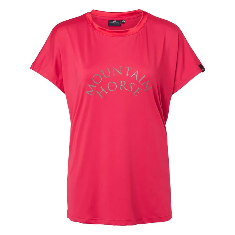 Mountain Horse Active Loose Tee - Red