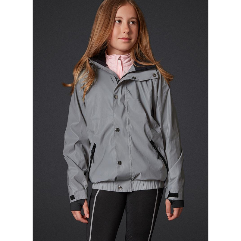Mountain Horse Junior Flash Jacket - Silver Grey-4