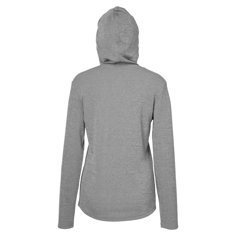 Mountain Horse Ladies Active Stripe Hoodie - Grey Melange-1