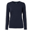 Mountain Horse Ladies Active Stripe Long Sleeve Tech Top - Navy