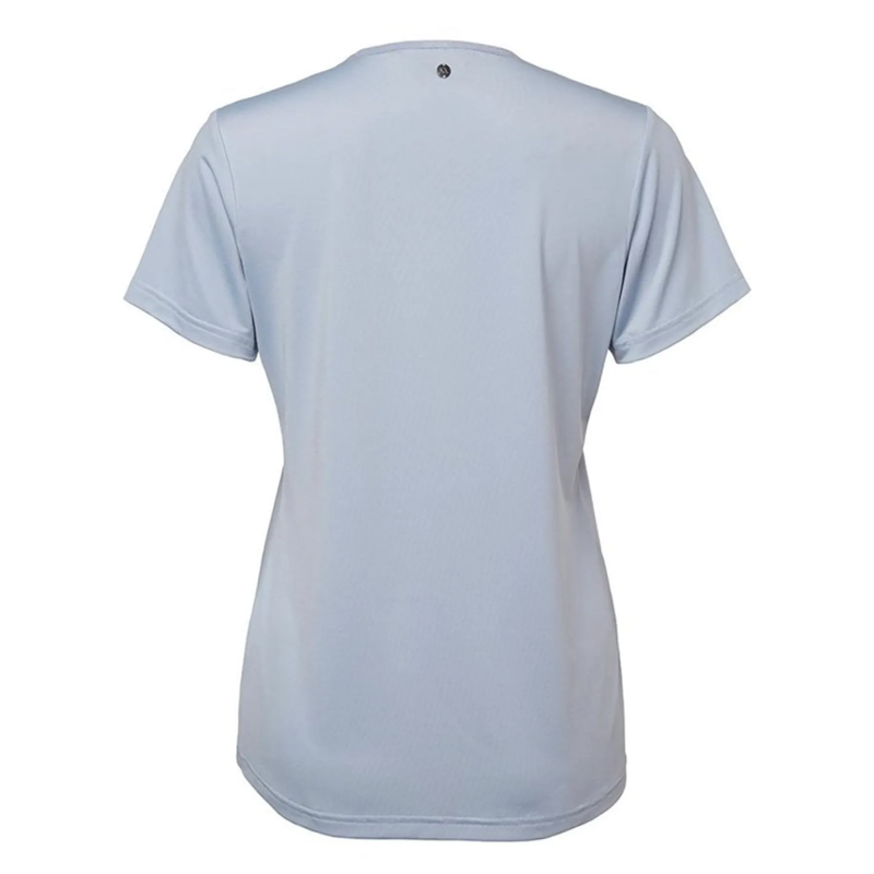Mountain Horse Ladies Active Stripe Tech Tee - Blue-1